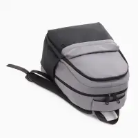 Рюкзак городской, 2 отделения, 3 кармана, водонепроницаемое дно, 27&times;14&times;39 см, серый