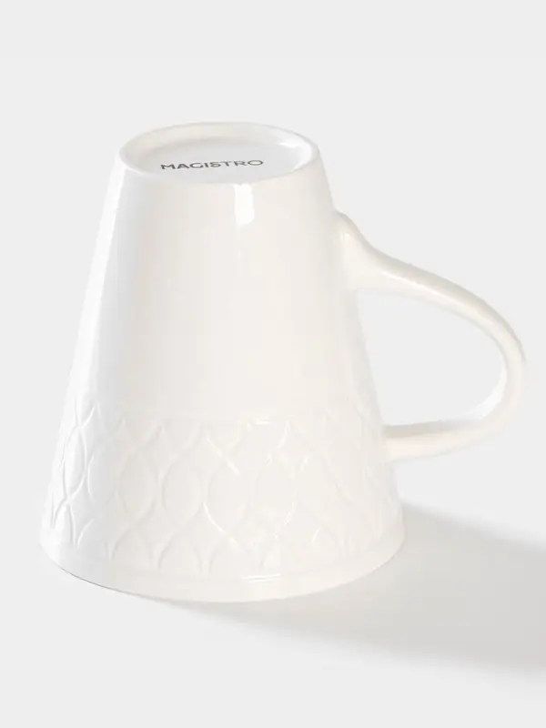 Кружка Magistro Argos, 300 мл, фарфор, белая