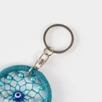 Брелок "Ловец снов" 17 см, цв. бирюзовый Брелок "Ловец снов" 17 см, цв. бирюзовый