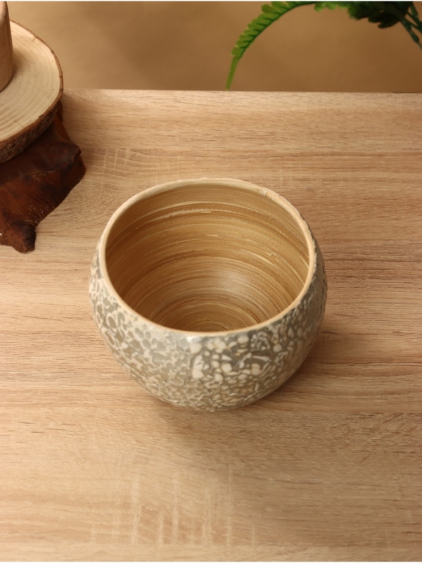 Ваза 15х15х10 см, бамбук