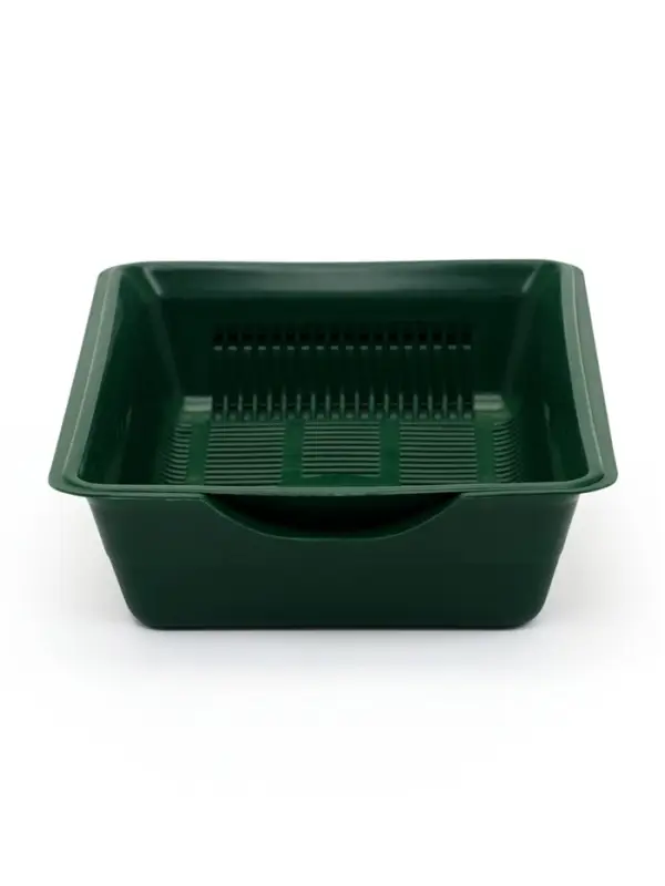 Туалет глубокий с сеткой 36&times;25&times;9 см, зеленый