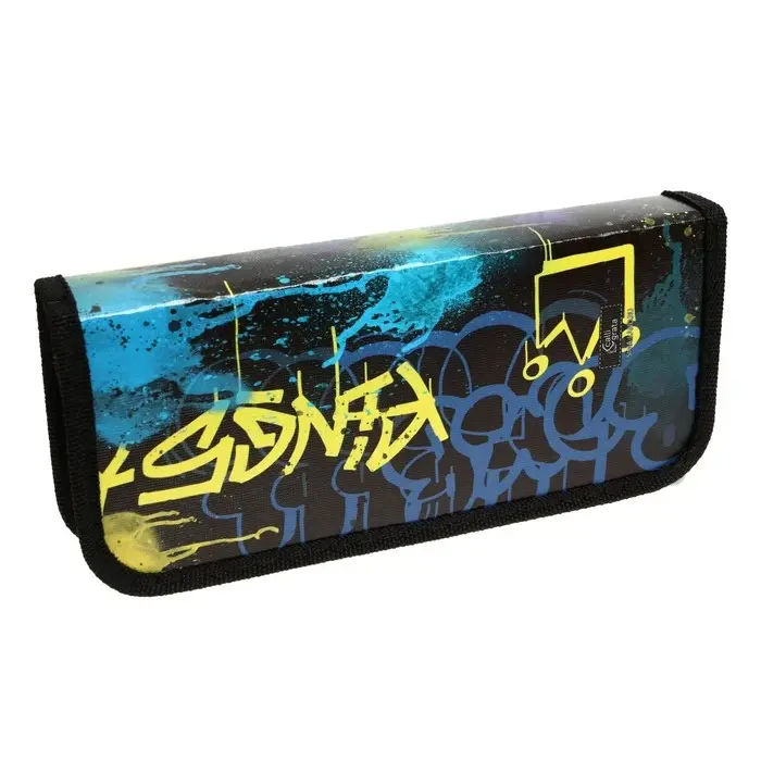 Пенал 1 секция, 90 х 195 х 25 мм, Calligrata Пенал 1 секция, 90 х 195 х 25 мм, Calligrata "Маска", ламинированный картон