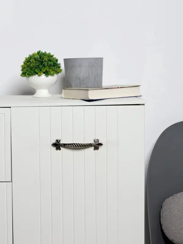 Ручка-скоба мебельная PC175AB, м/о 96 мм, цвет бронза