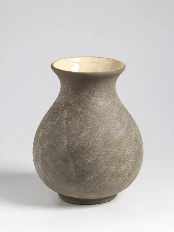 Ваза настольная керамика Ваза настольная керамика "Клето" 20х15 см, серый