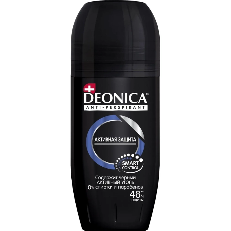 Дезодорант-антиперспирант DEONICA FOR MEN Актив защит 50 мл (ролик) шоубокс