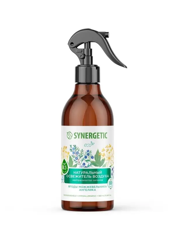 Освежитель воздуха SYNERGETIC &laquo;Ягоды можжевельника и ангелика&raquo;, 380 мл
