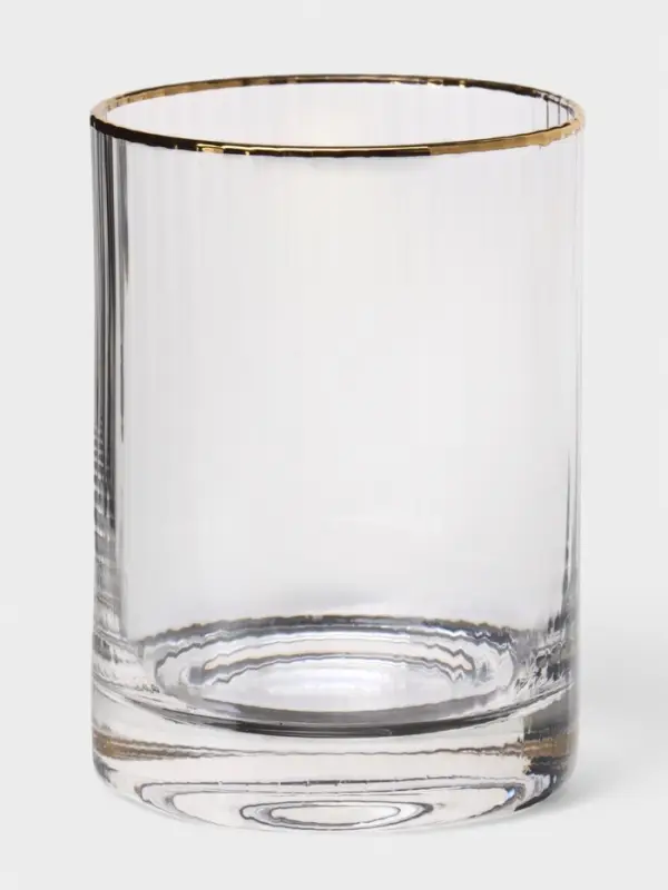 Стакан Magistro &laquo;Орион&raquo;, 270 мл, 9.7&times;7 см, с золотой отводкой, стекло, прозрачный