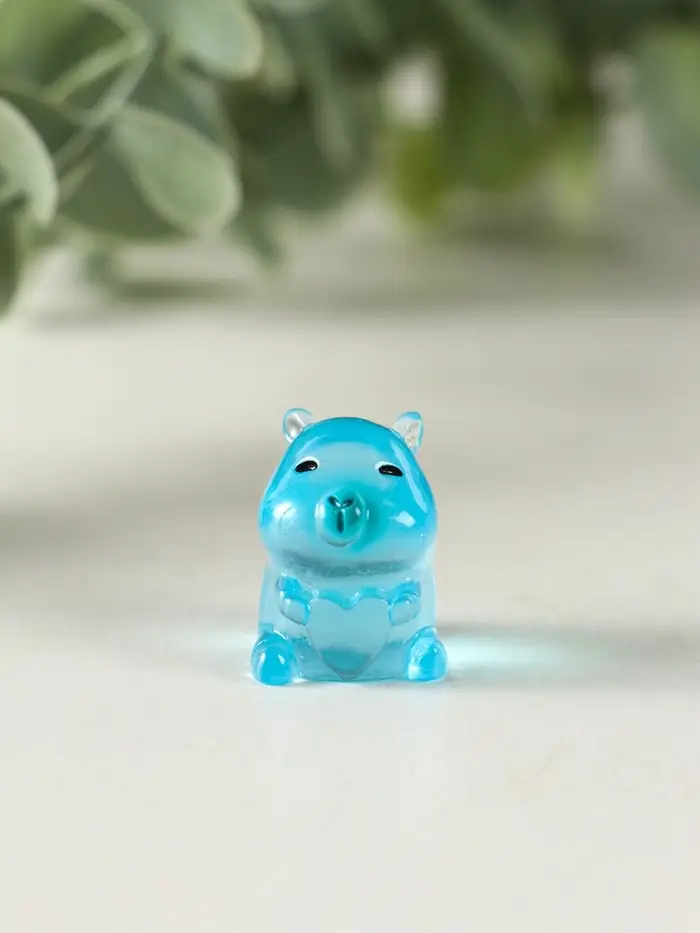 Сувенир полистоун флюоресцентный "Капибары" набор 6 шт 1,7х2 см Сувенир полистоун флюоресцентный "Капибары" набор 6 шт 1,7х2 см