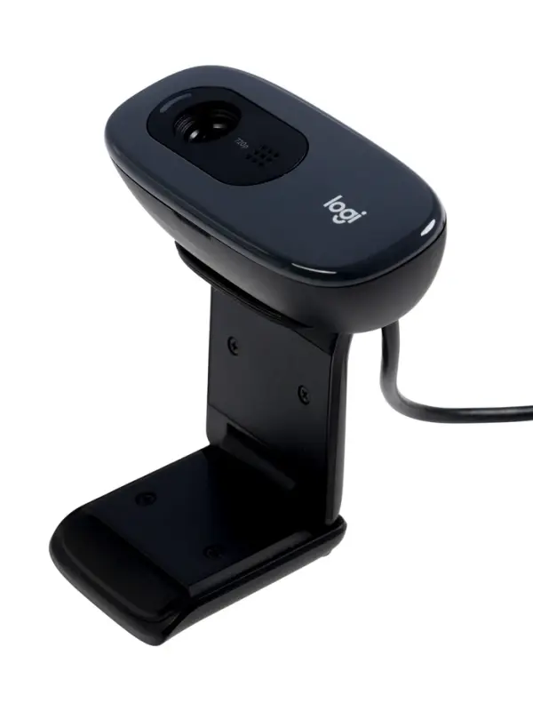 Веб-камера Logitech C270, 1 Мп, 1280&times;720, USB, микрофон, шумоподавление, 1.5 м, чёрная