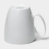 Кружка Magistro White gloss, 400 мл, фарфор, белая