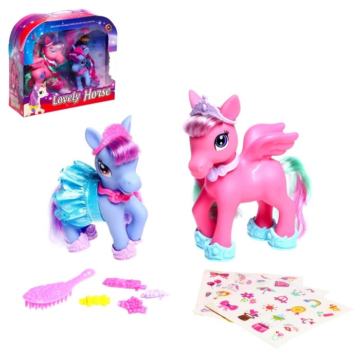 Набор «Сказочные пони» с наклейками и аксессуарами Набор «Сказочные пони» с наклейками и аксессуарами