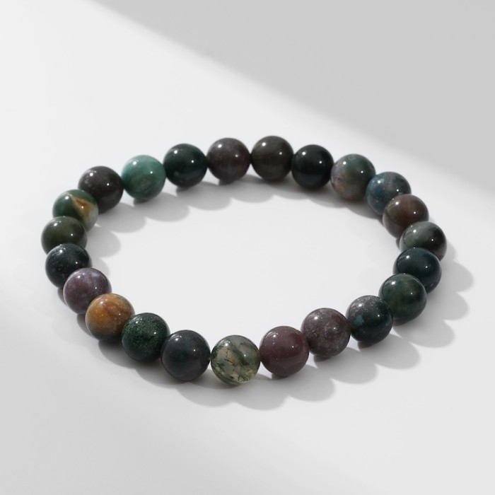 Браслет шар №8 «Яшма зелёная», 5,5 см Браслет шар №8 «Яшма зелёная», 5,5 см