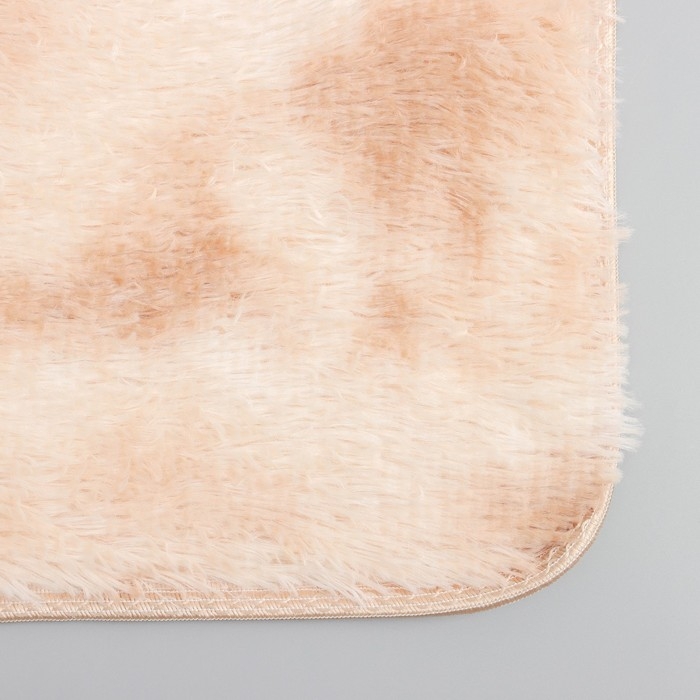 Коврик для дома Доляна «Пушистик», 40×60 см, цвет бежевый Коврик для дома Доляна «Пушистик», 40×60 см, цвет бежевый