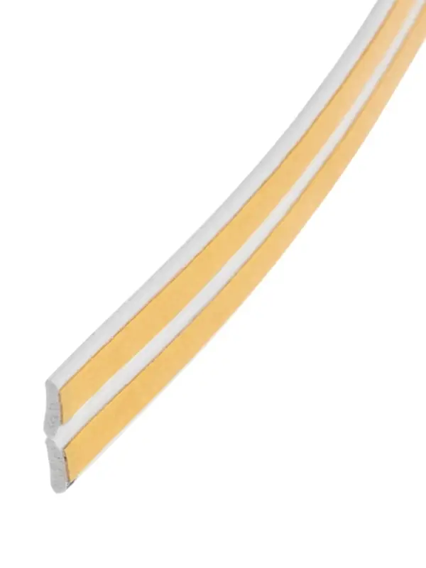 Уплотнитель резиновый ТУНДРА, профиль I, размер 9х2 мм, белый, в упаковке 10 м