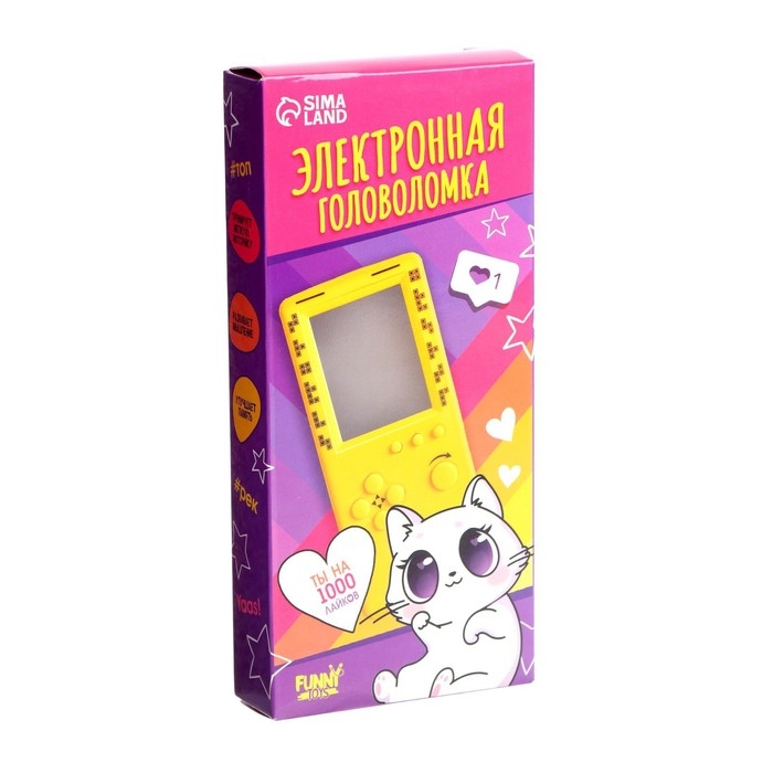 Электронная игра «Котёнок», 13 игр Электронная игра «Котёнок», 13 игр