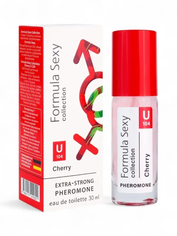 Туалетная вода женская с феромонами Formula Sexy collection Cherry U104, 30 мл Туалетная вода женская с феромонами Formula Sexy collection Cherry U104, 30 мл