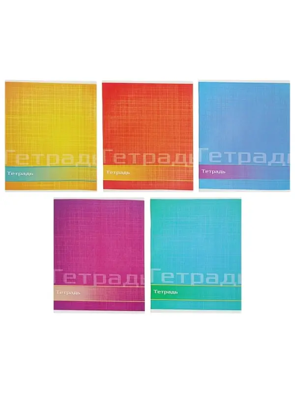 Тетрадь 48 листов в линейку Calligrata «Цвет и графика», обложка мелованная бумага, блок №2, белизна 75% (серые листы), МИКС