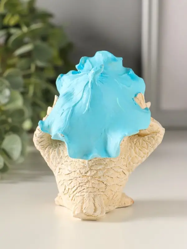 Статуэтка "Сова в панаме" 10х8 см,  цветная