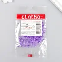 Бисер "Zlatka" 08/0, 3 мм, 10 г 0135B сиреневый