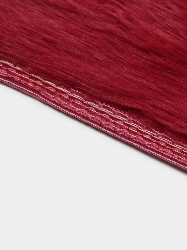 Коврики для ванной и туалета Доляна &laquo;Пушистик&raquo;, 2 шт., 38&times;40 см, 40&times;60 см, бордовые