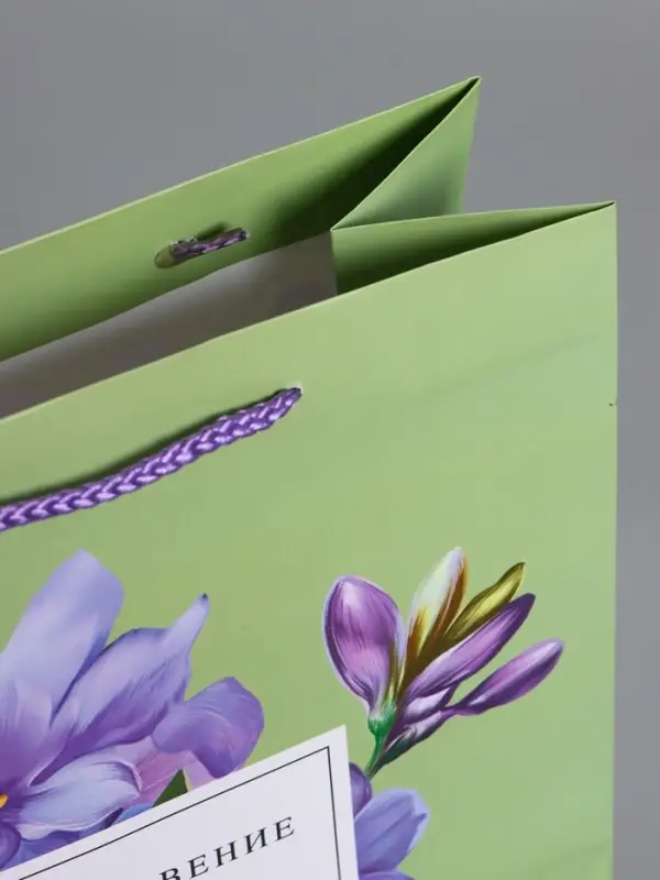 Пакет подарочный ламинированный "Вдохновение" 26 х 12 х 32 см