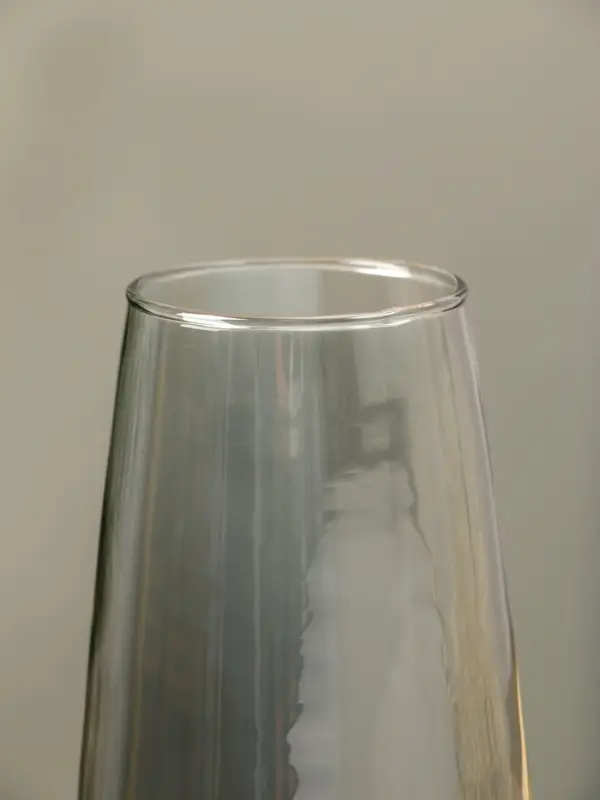 Ваза стекло настольная  Ваза стекло настольная "Кэнди" 22х9х6,5 см, серый