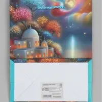 Пакет подарочный ламинированный "Город", S 18 x 23 х 10 см