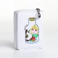 Кошелёк детский на молнии &laquo;Аниме&raquo;, маленький, белый