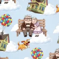 Бумага упаковочная глянцевая &laquo;Облака&raquo;, 50&times;70 см, 1 лист