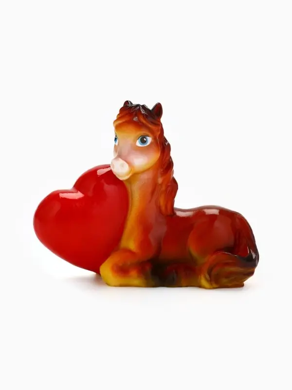 Сувенир новогодний &laquo;Лошадь с сердцем&raquo;, 5.5&times;6.5 см