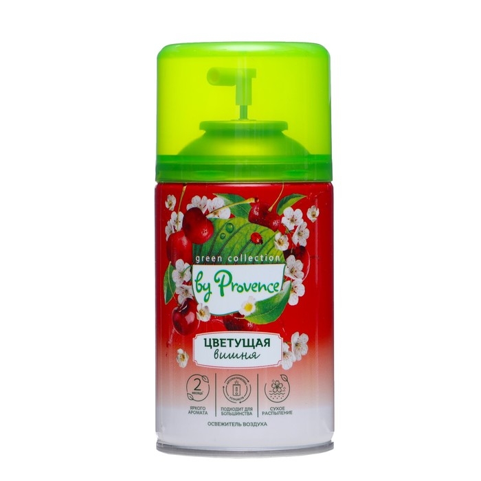 Освежитель воздуха «Green collection by Provence»: «Цветущая вишня» универсальный сменный баллон