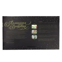 Алмазная мозаика с полным заполнением на холсте &laquo;Звёздная ночь&raquo;, 30&times;40 см