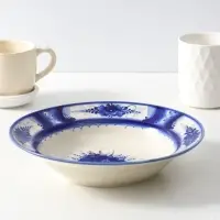 Тарелка глубокая, D24см , гжель