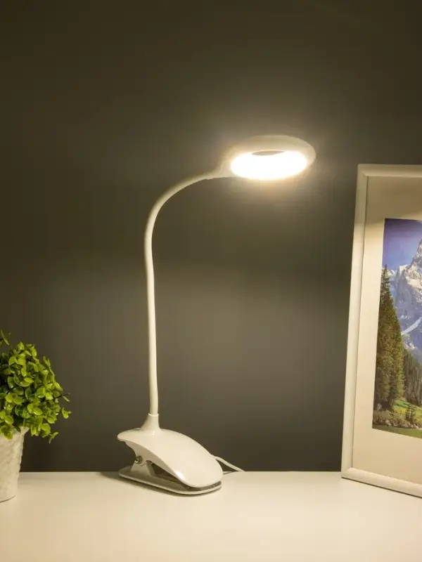 Светодиодный настольный светильник, 5Вт, 3000-6000К, 350 Лм, 13,5x7x38 см