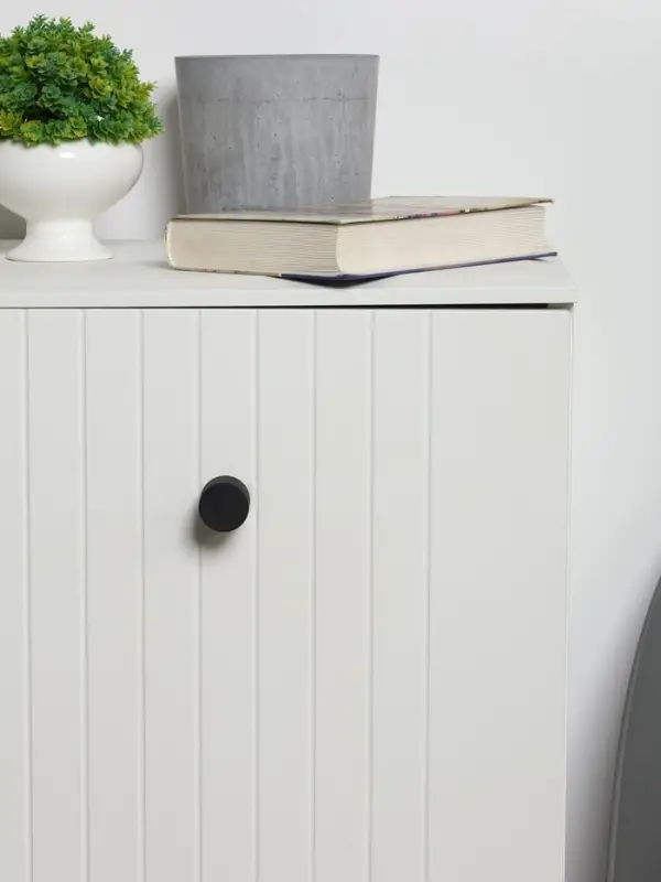 Ручка-кнопка CAPPIO PK330, d=30 мм, цвет черный, 8 шт.