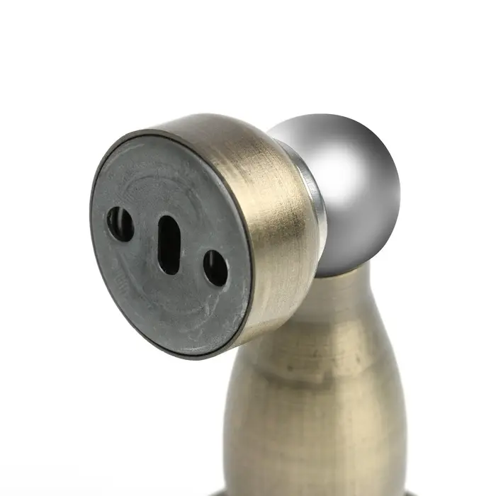 Упор дверной LOCKLAND, магнитный, цвет античная бронза