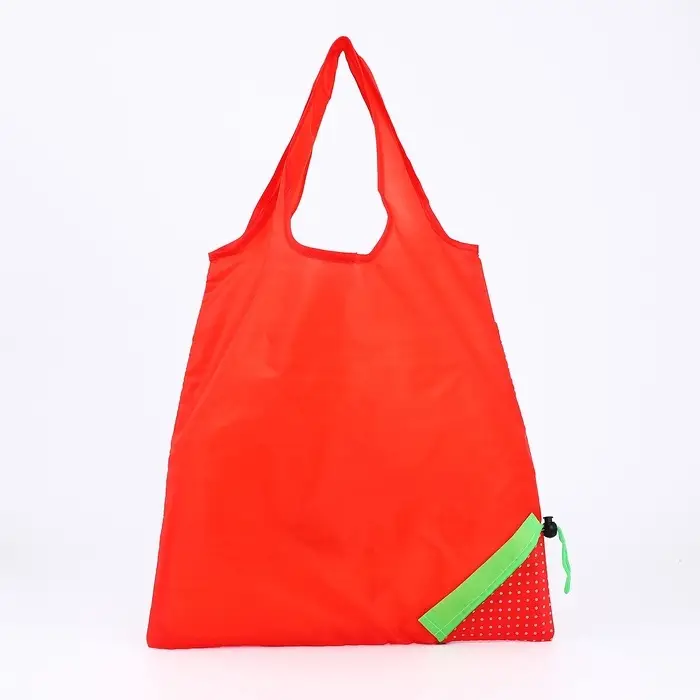 Сумка складная без застёжки, 38&times;0.5&times;58 см, красная