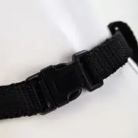 Комплект для кошек, ширина 1 см, ОШ 16.5-27 см, ОГ 21-35 см, поводок 120 см, чёрный