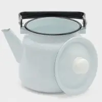 Чайник, 3.5 л, эмалированная сталь, белый