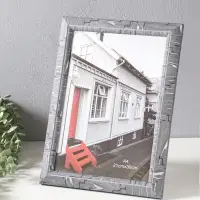 Фоторамка пластик формат А4 см "Моррис" тёмно-серый 29,8х25х2 см