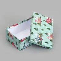 Коробки подарочные новогодние, набор 10 в 1, 37.5&times;29&times;17 - 19&times;13&times;7.5 см