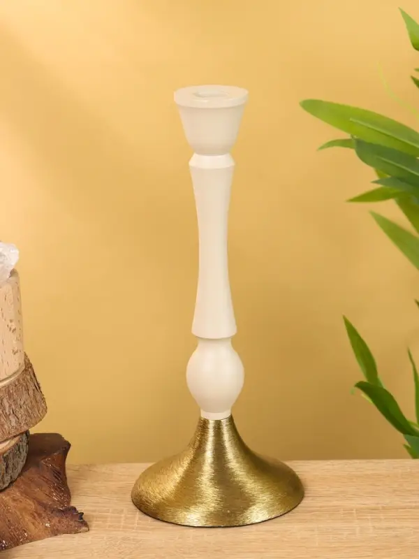 Подсвечник на 1 свечу "Фисташка" 10,5х10,5х25 см