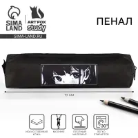 Пенал школьный, искусственная кожа&laquo;Аниме&raquo;19&times;8&times;3 см