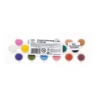 Краска акриловая, набор 18 цветов &times; 3 мл, Calligrata, морозостойкие, в пакете