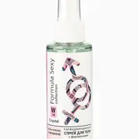Мист парфюмированный спрей с феромонами для тела Formula Sexy Crystal W118, 100 мл (по мотивам Bright Crystal (Versace)