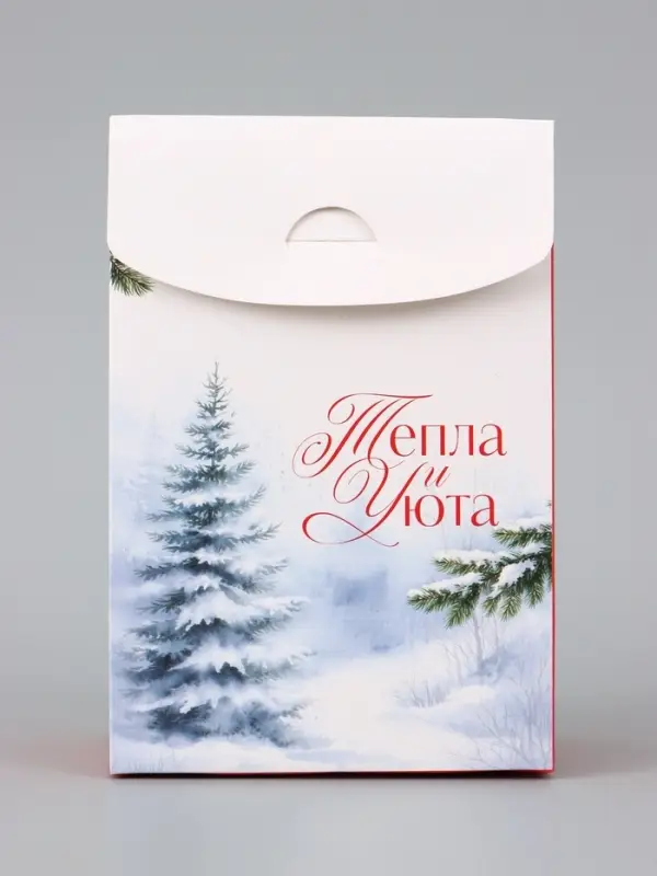 Коробка складная &laquo;Снегири&raquo;, 15&times;7&times;22 см