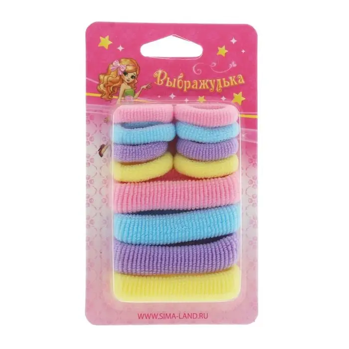 Резинка для волос «Махрушка ассорти», набор 12 шт., нежность, МИКС Резинка для волос «Махрушка ассорти», набор 12 шт., нежность, МИКС
