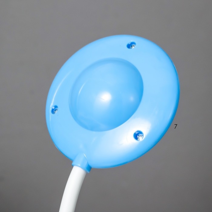 Настольная лампа Настольная лампа "Космонавт на луне" LED 3Вт USB АКБ бело-синий 11,5х7,5х28 см