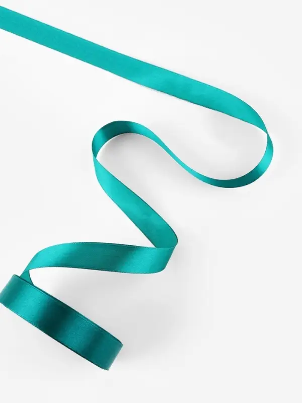 Лента атласная, 20 мм, 23&plusmn;1 м, зелёная №126