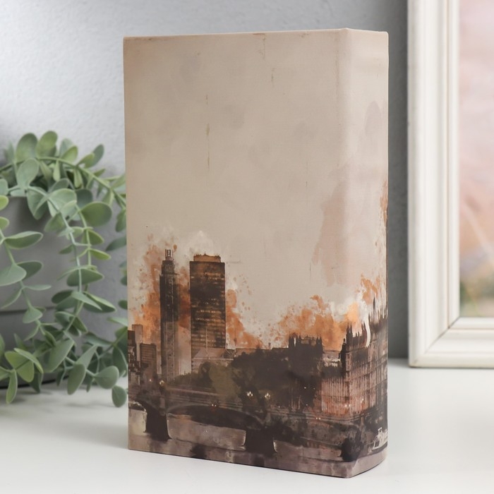Сейф-книга дерево кожзам  Сейф-книга дерево кожзам "Лондон" 21х13х5 см